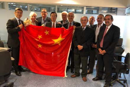 Visita del embajador Chino en Uruguay